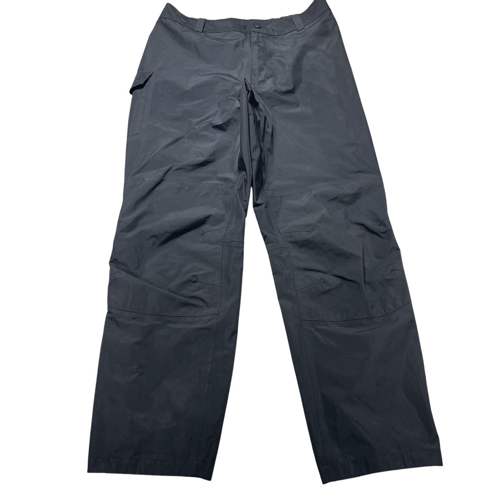 Cabela's Rain Pants Mens Size Large Black Gore-Tex Waterproof Hiking Hunting